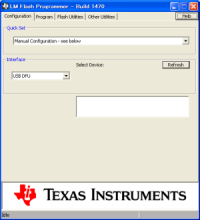 LMFlashProgrammer Configuration